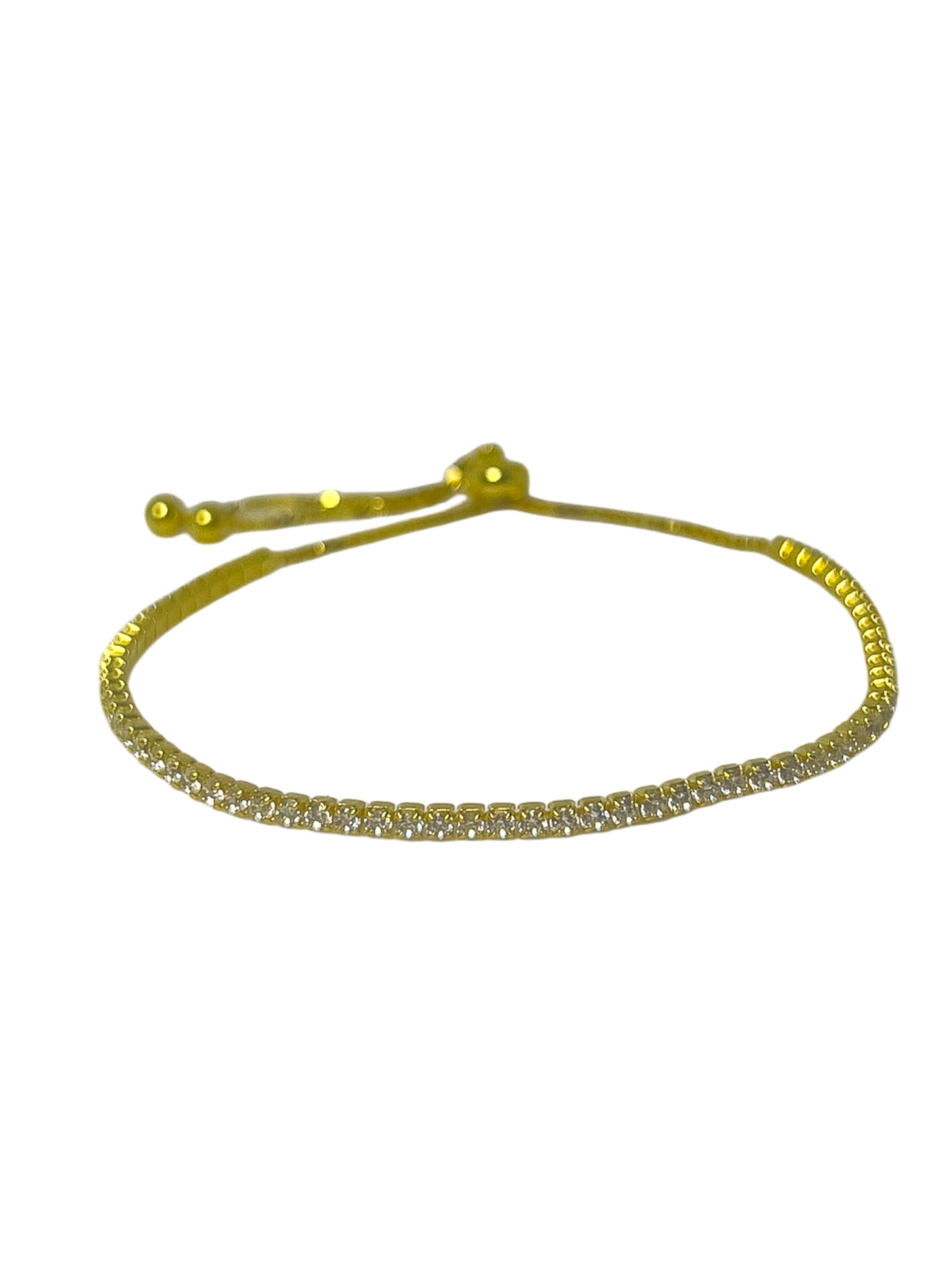 Pulsera Tenis dorado