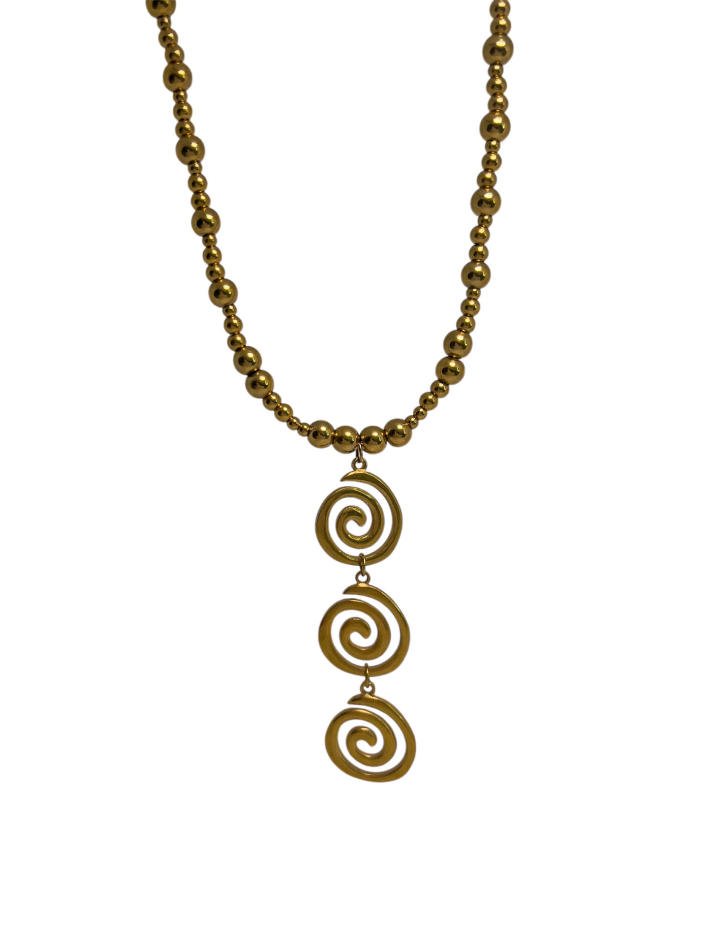 Collar espiral triple