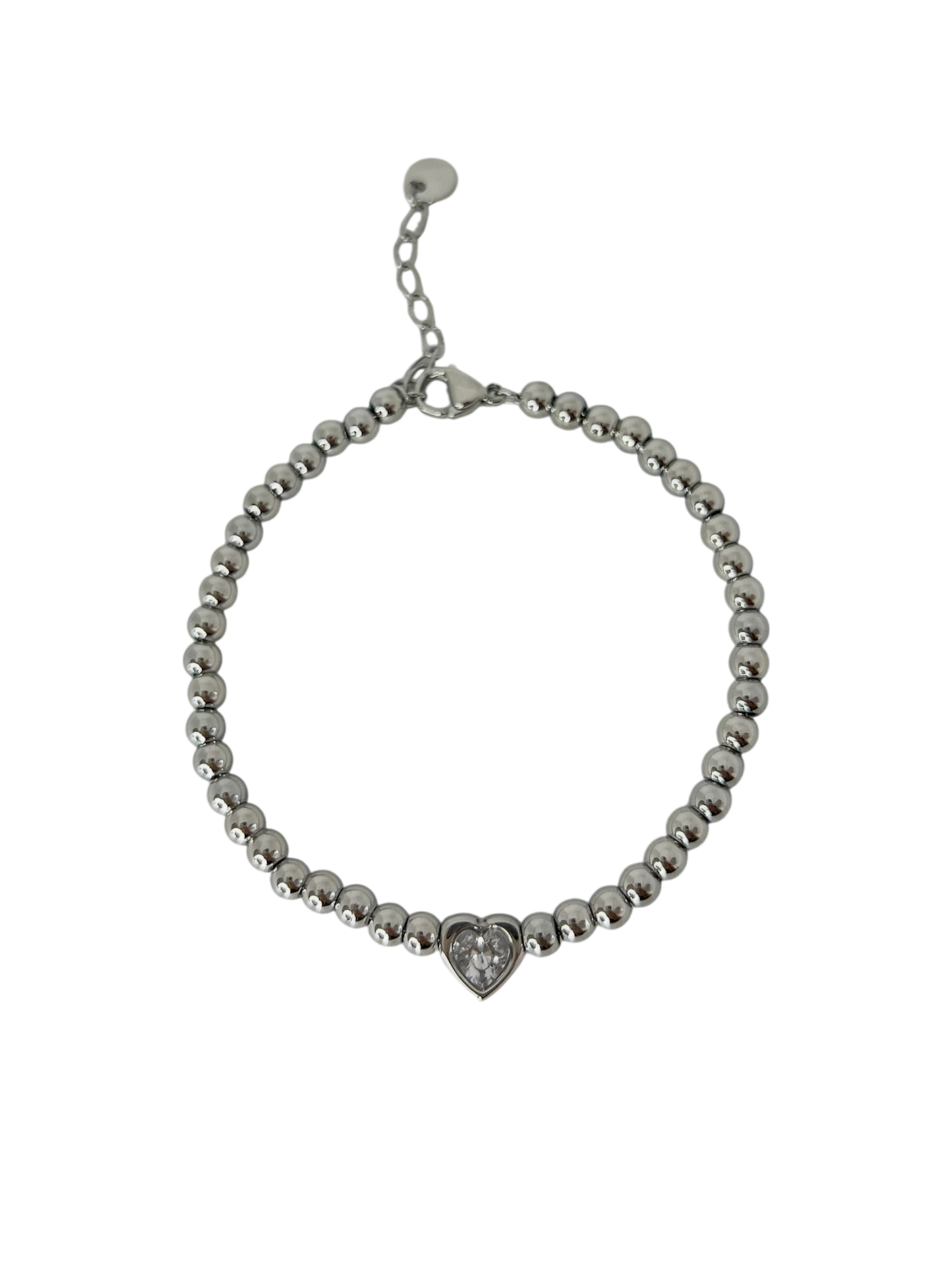 Pulsera corazón brillo