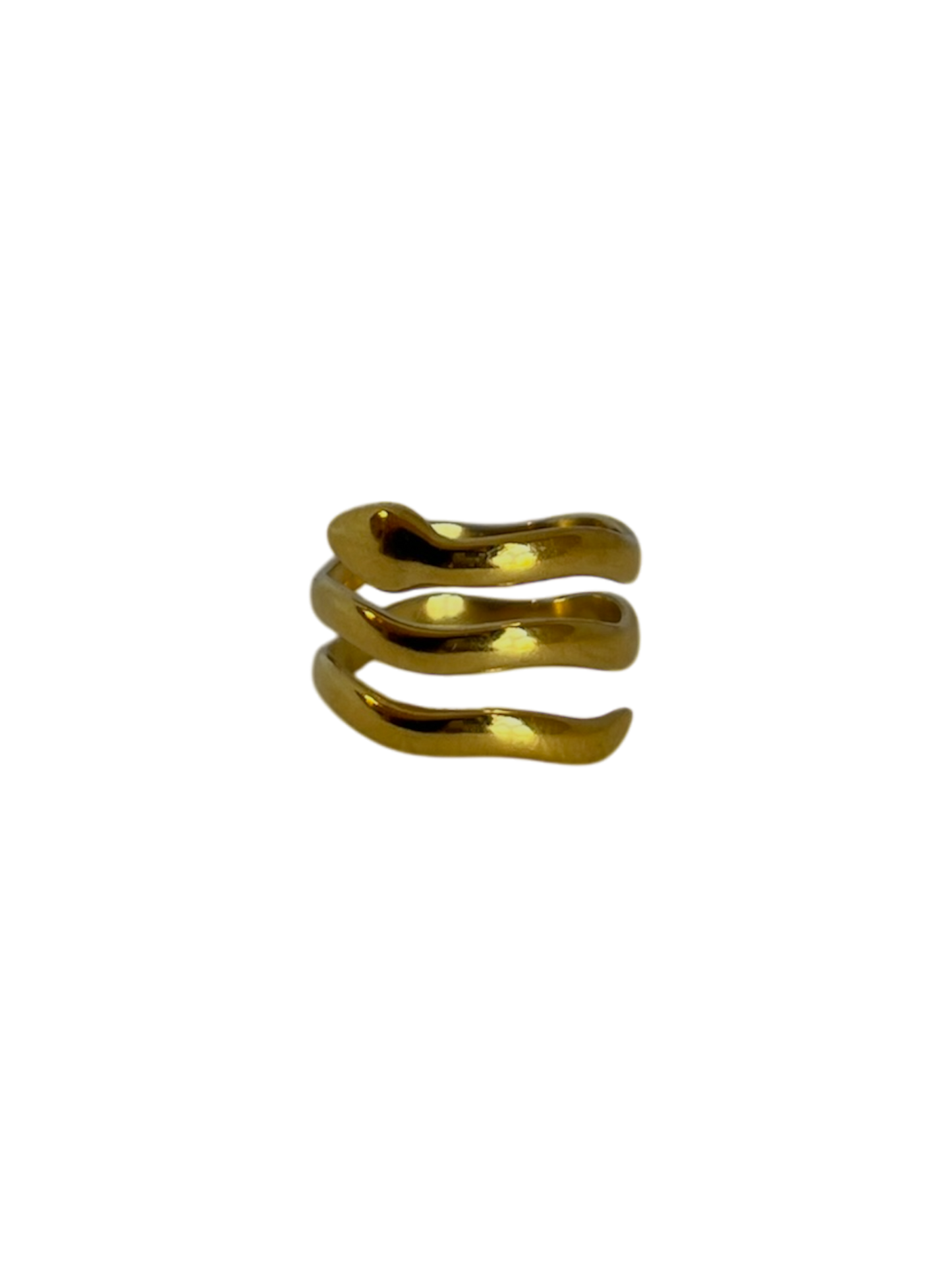 Anillo triple serpiente