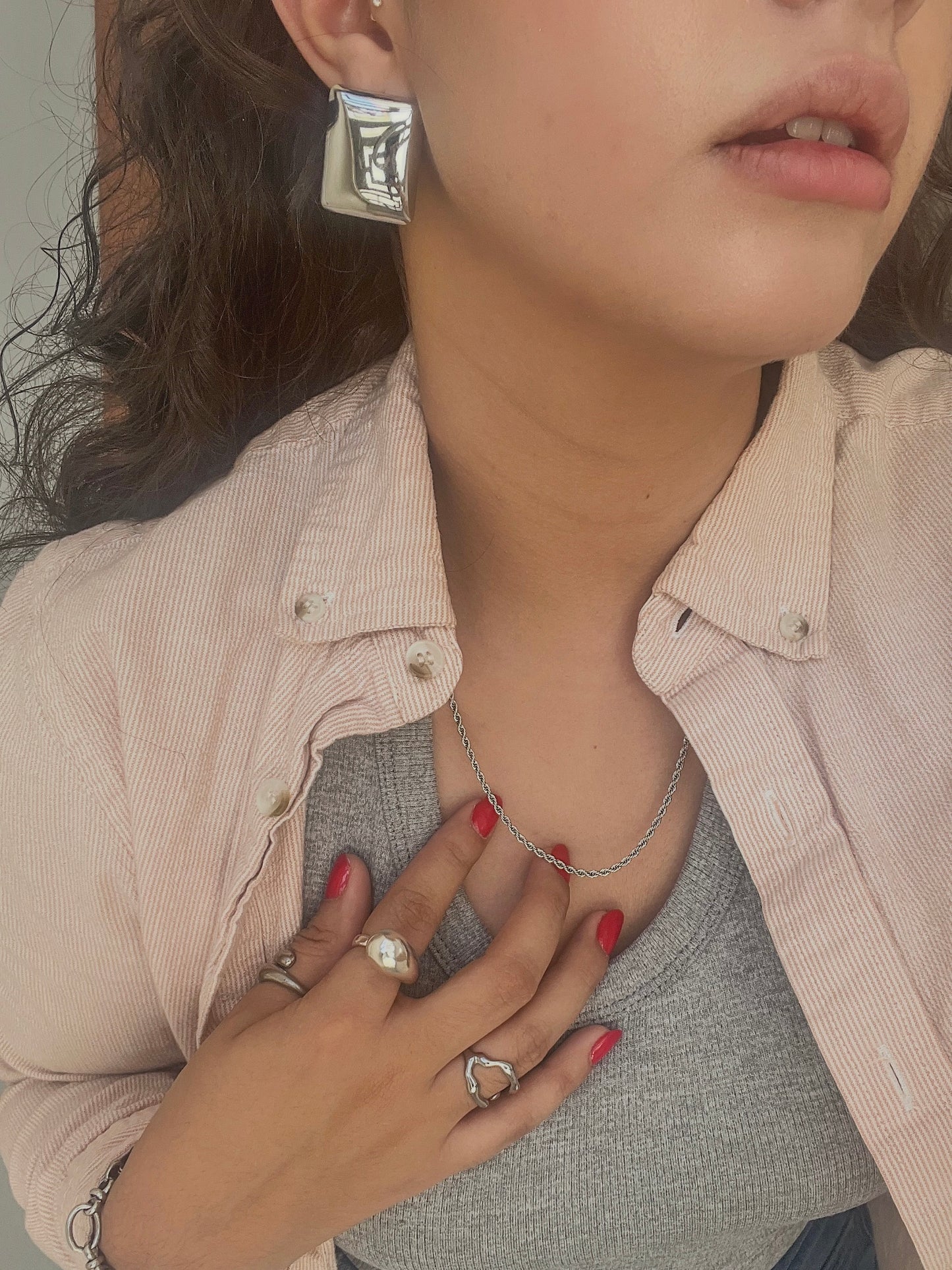 Collar torzal Silver