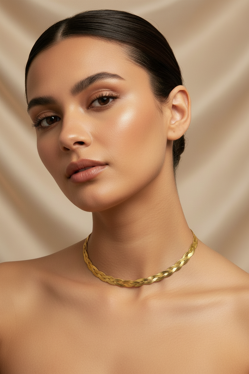 Choker trenzado