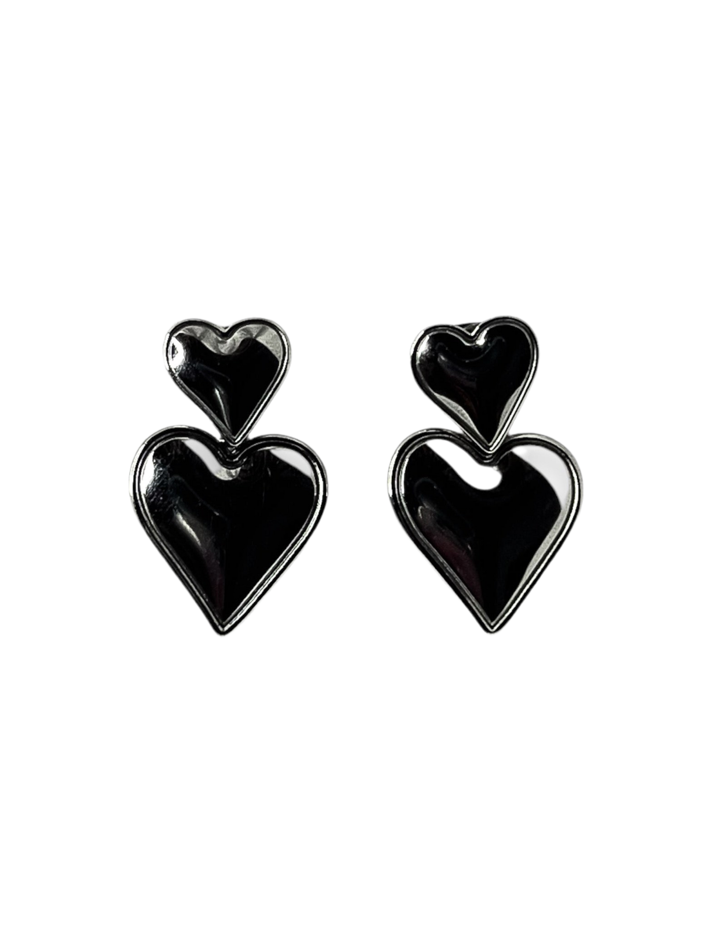 Aretes dúo heart