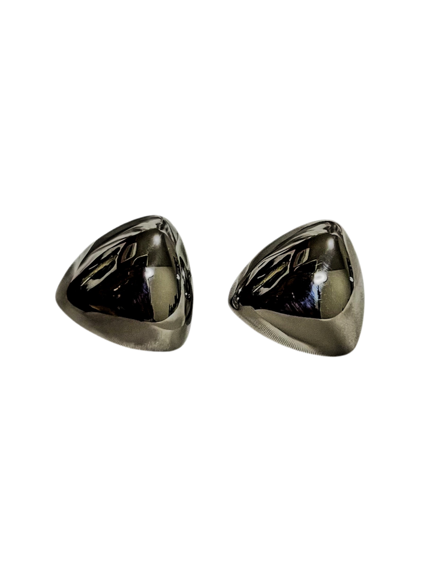 Aretes triángulo silver