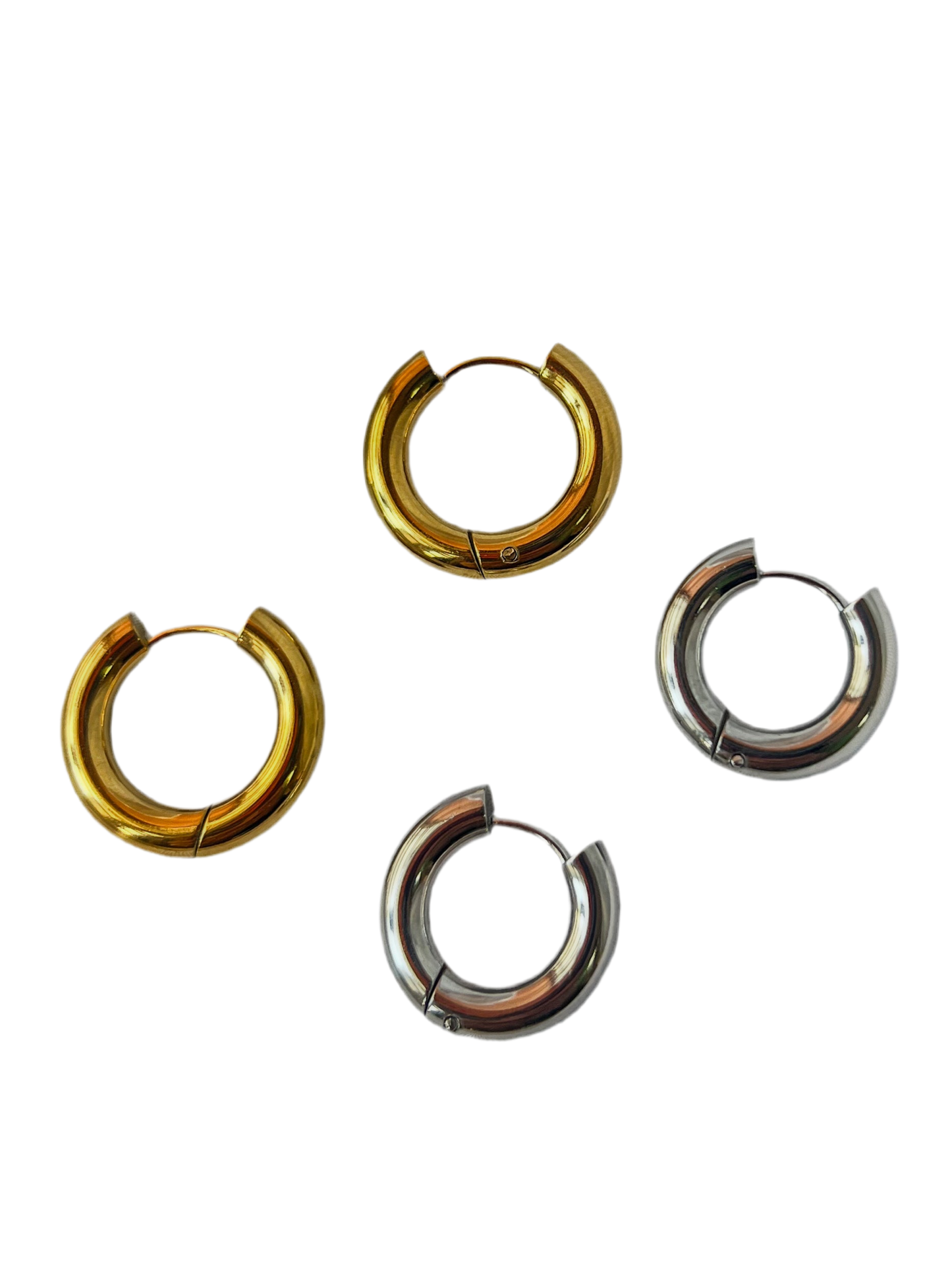 Mini arracadas lisas