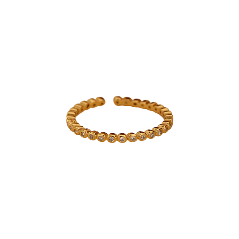 Anillo churumbela dorado