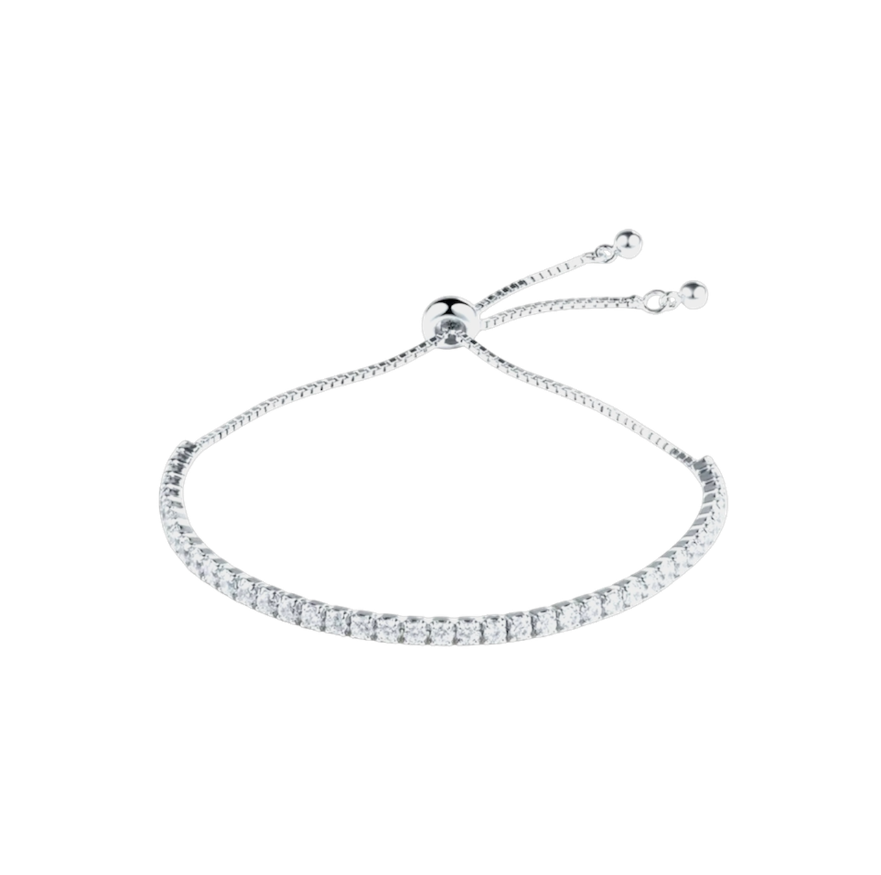 Pulsera tenis silver