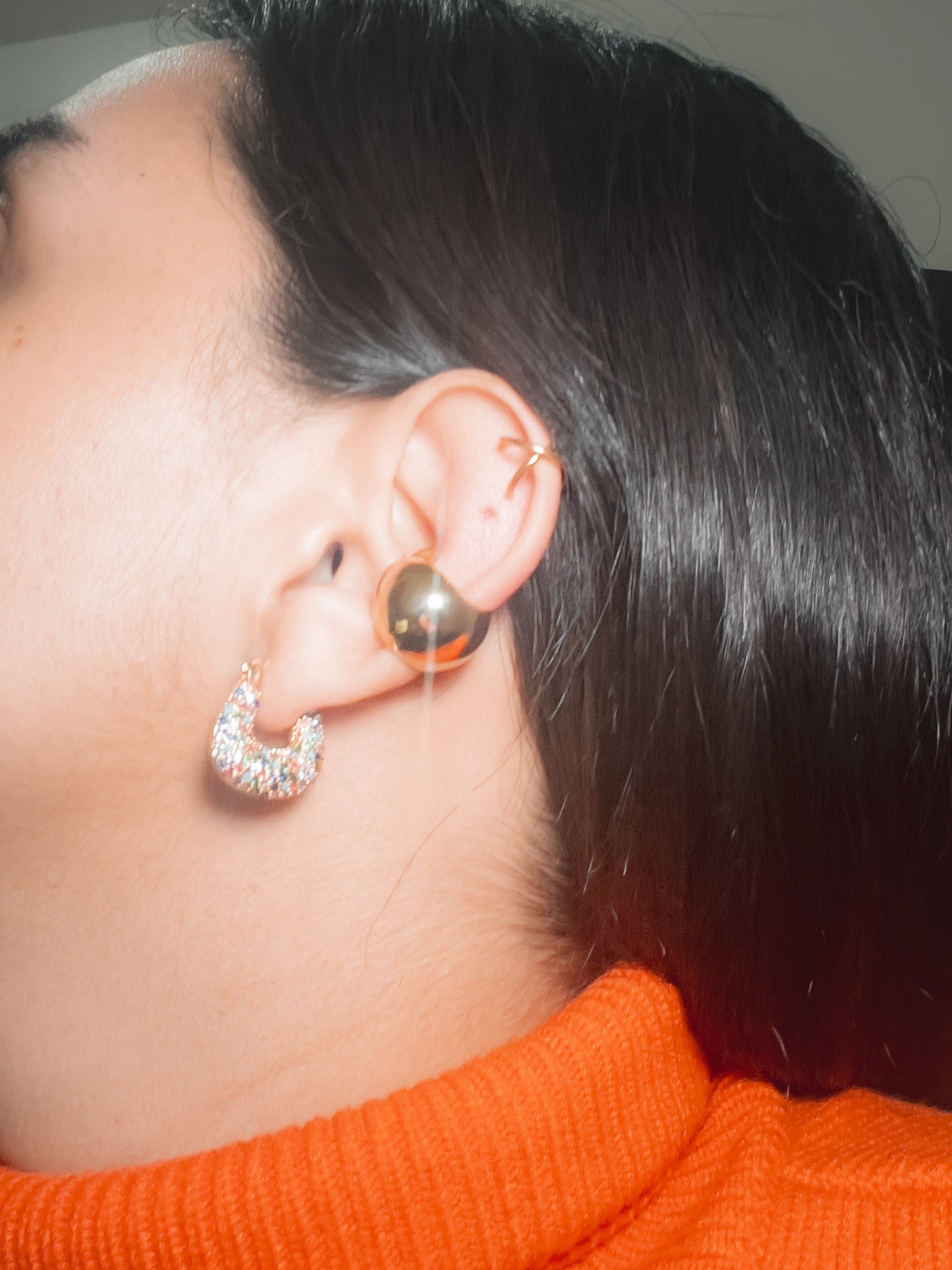 Ear cuff gold A-Iuvenis Store