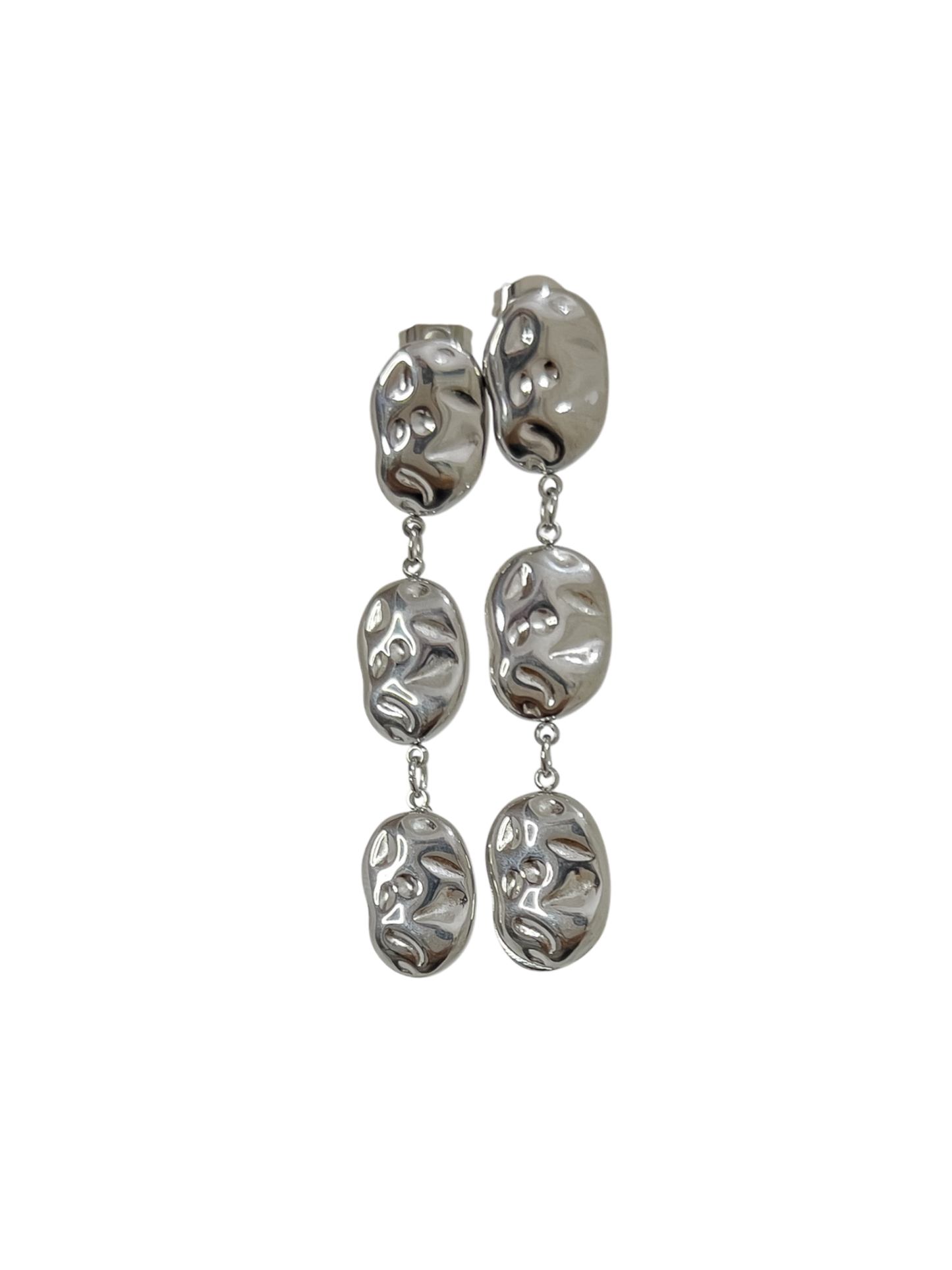 Aretes largos irregulares