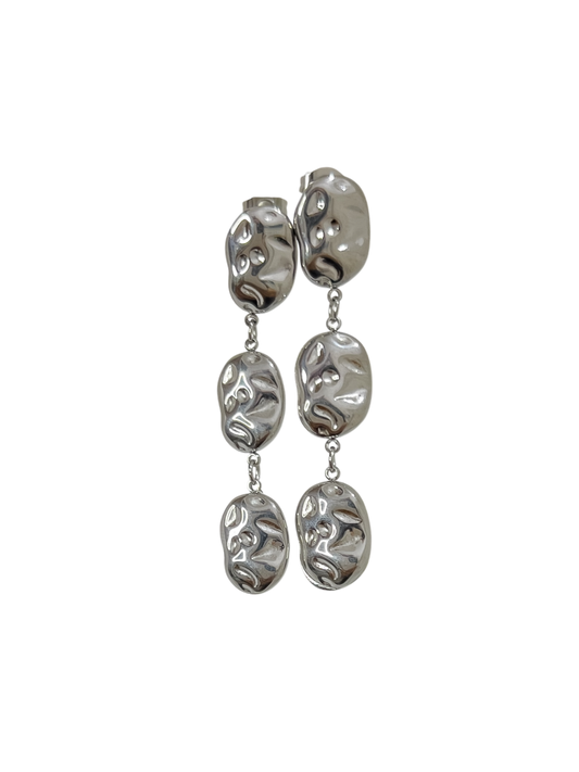 Aretes largos irregulares