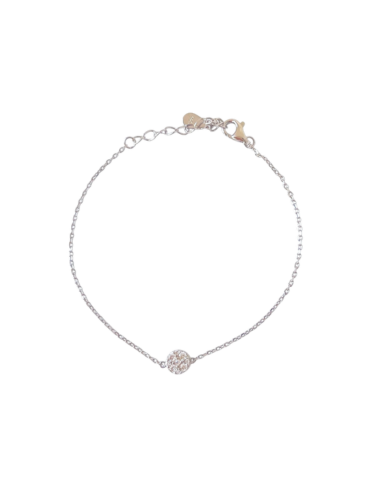 Pulsera círculo de diamantes