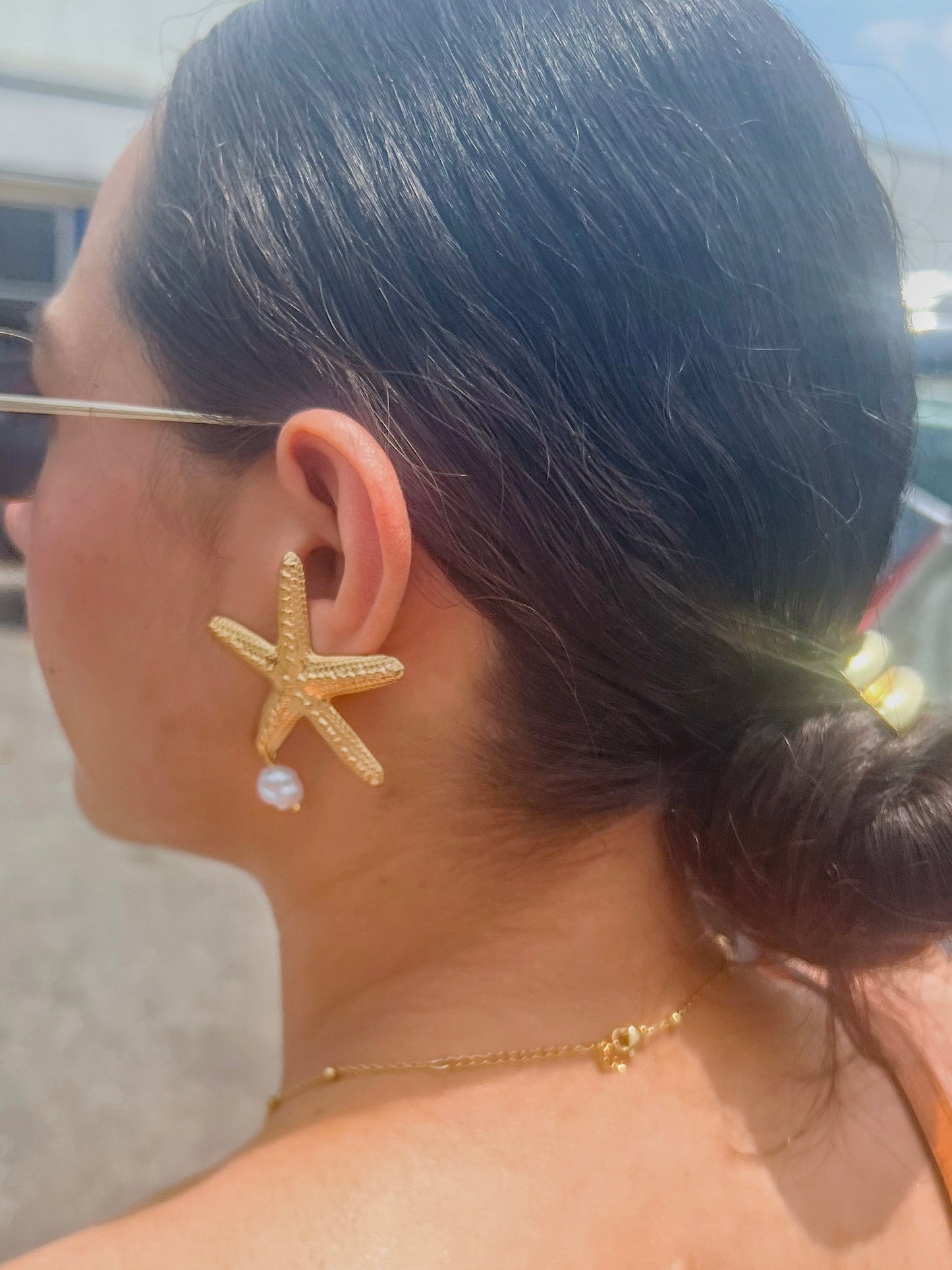 Aretes mega estrella de mar