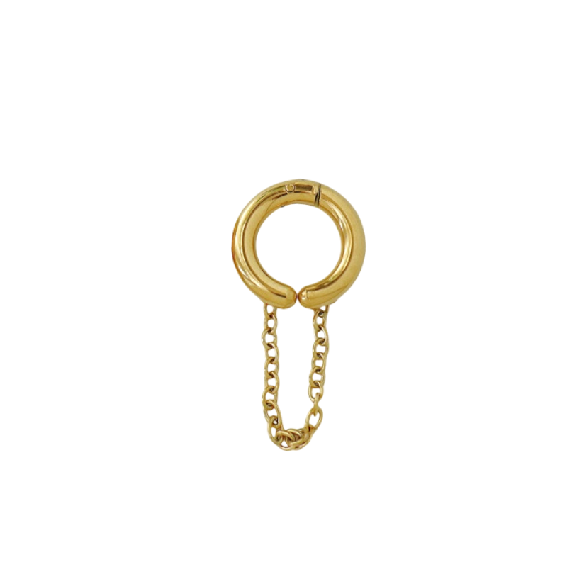 Ear cuff con cadena