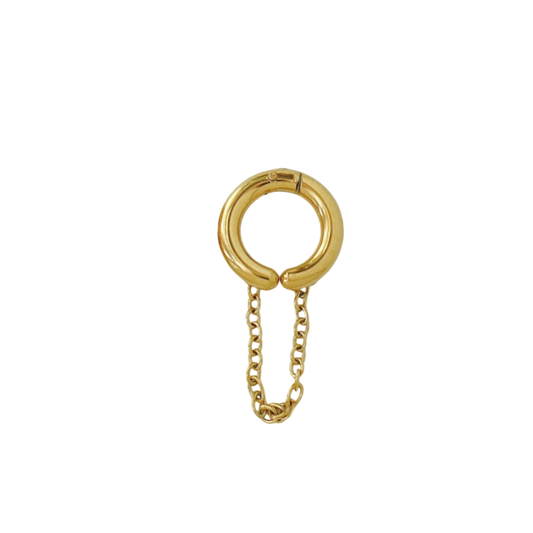 Ear cuff con cadena