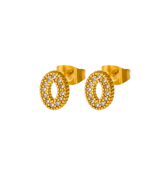 Aretes mini óvalos