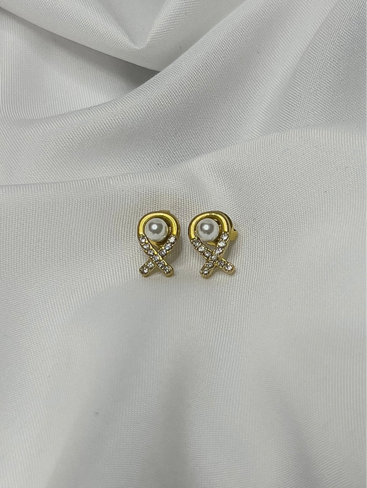 Pendientes mini perla