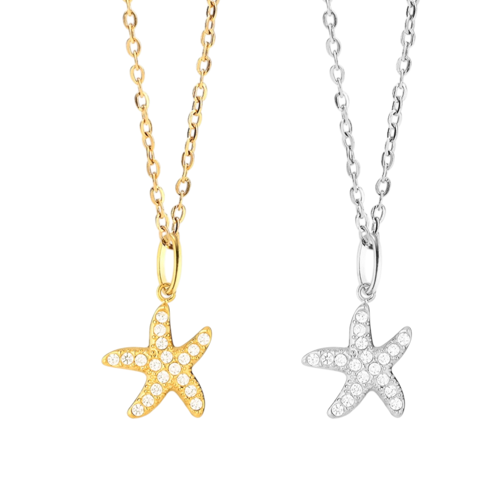 Collar estrella con zirconias