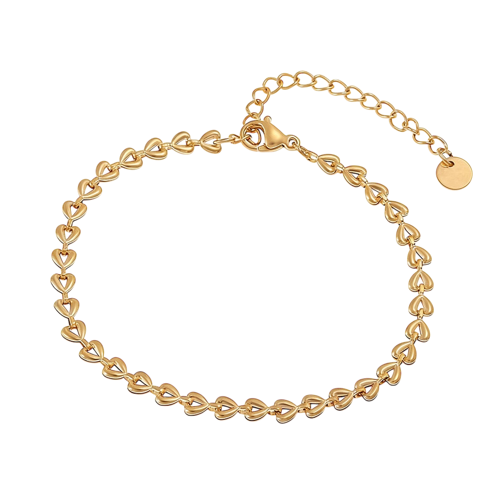 Pulsera de corazones