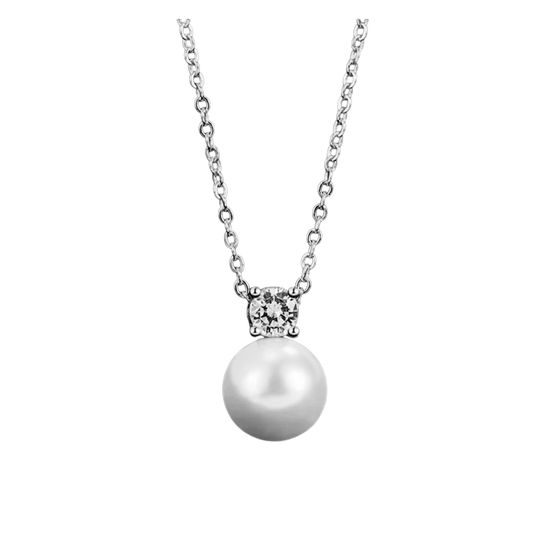 Collar perla Silver