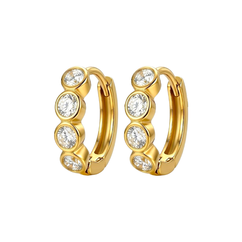 Arracadas mini con zirconias