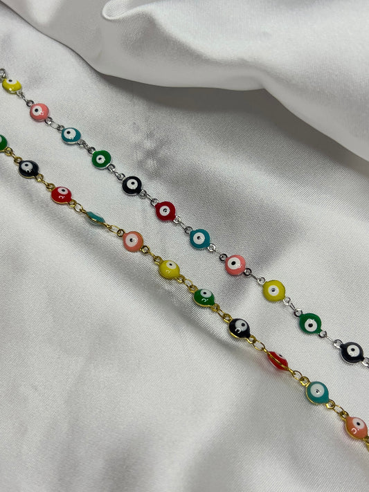 Pulsera ojo turco multicolor