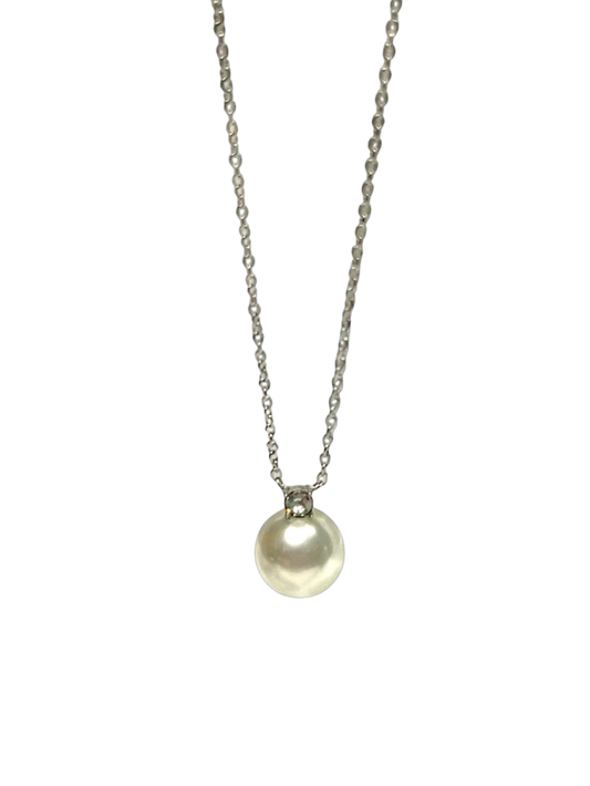 Collar perla Silver