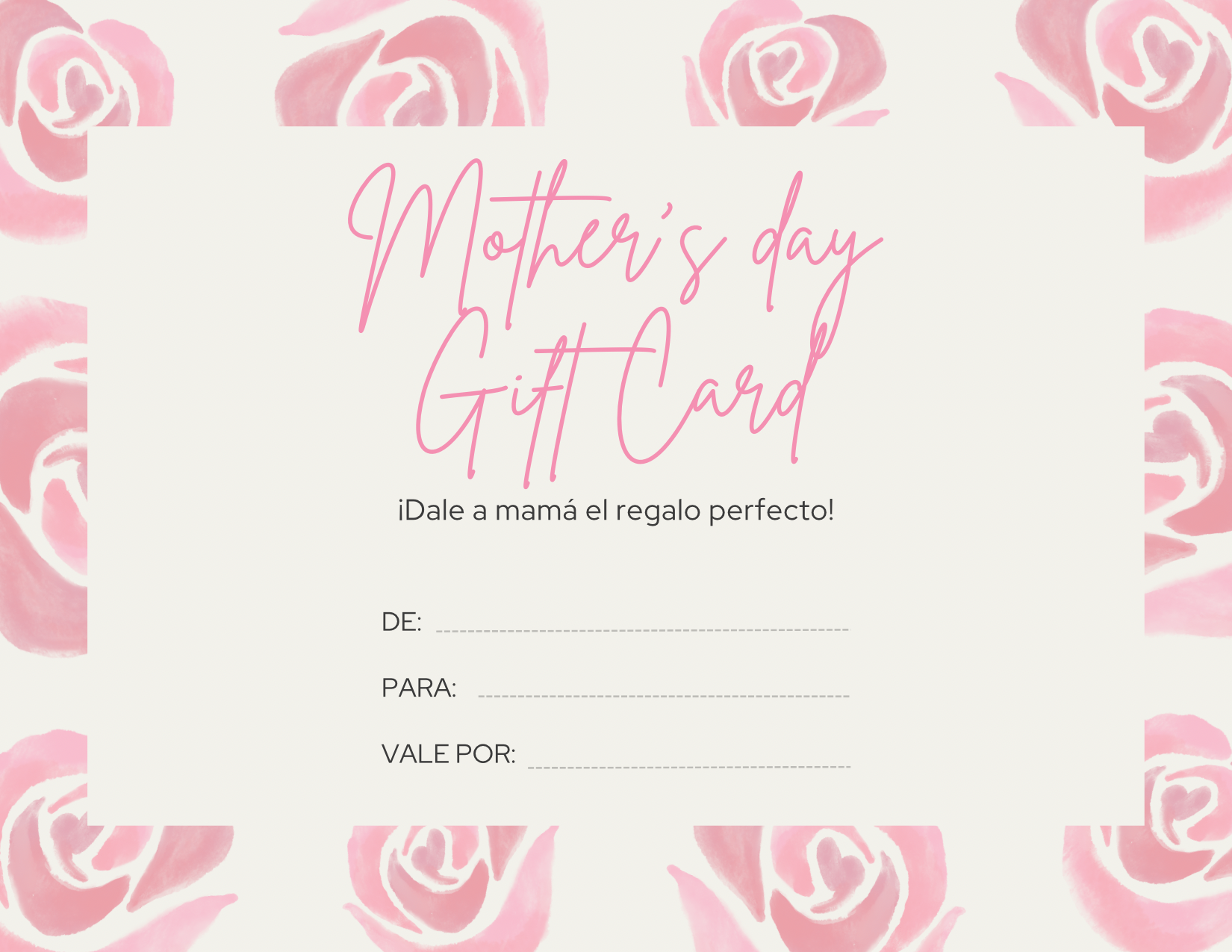 gift card mothers day