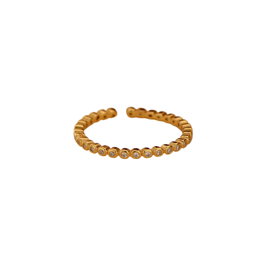 Anillo churumbela dorado