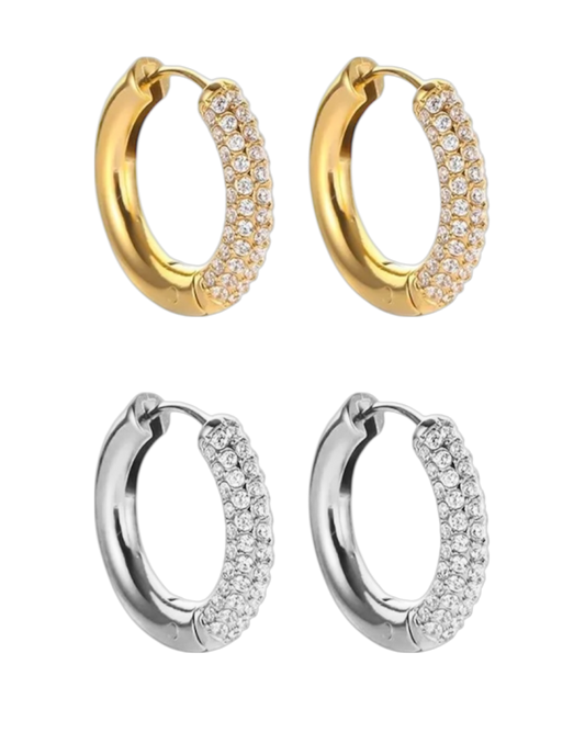 Hoops con zirconias