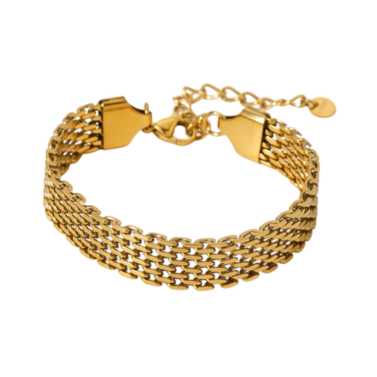 Pulsera de red plana