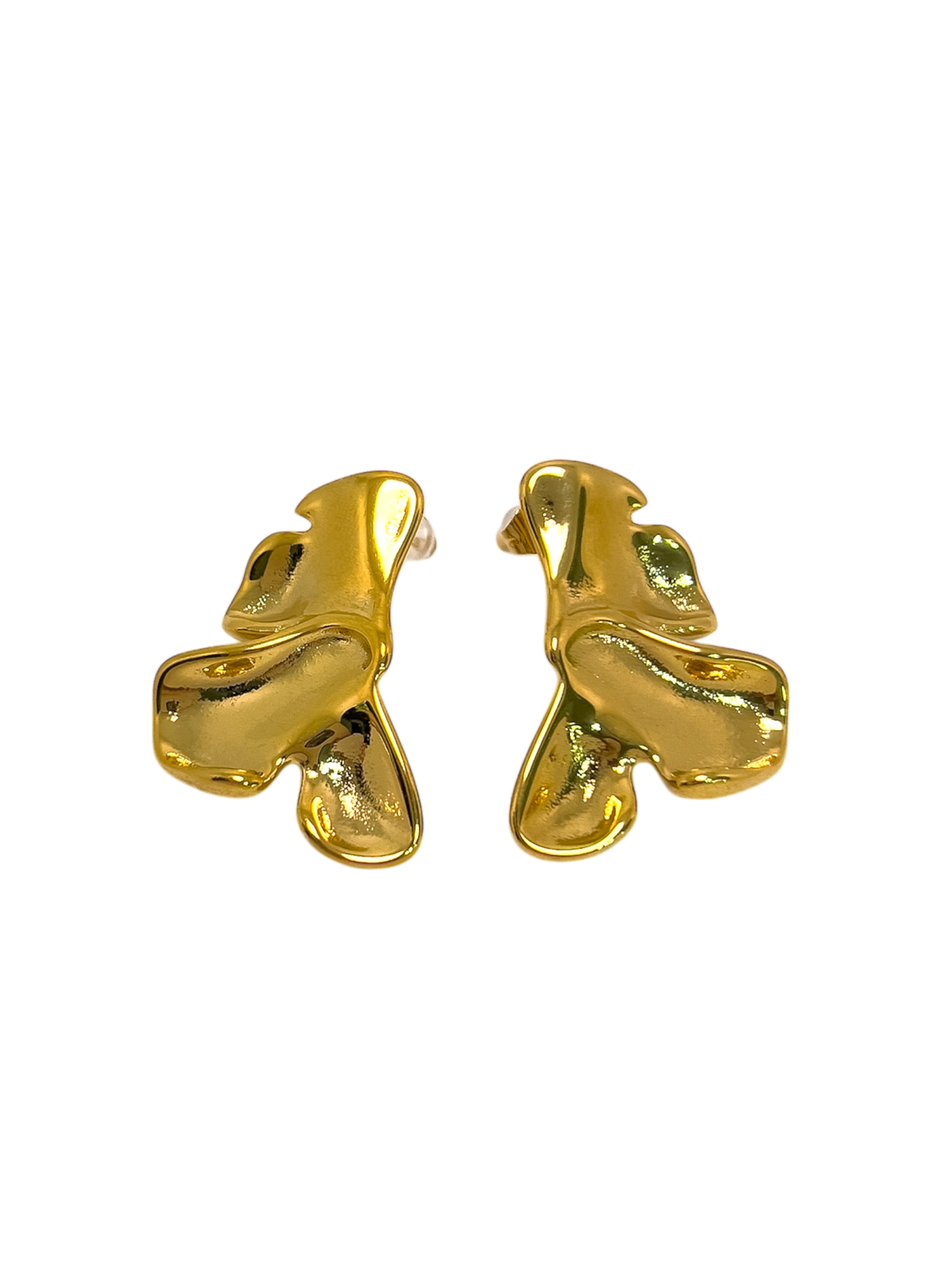 Aretes pétalos chicos